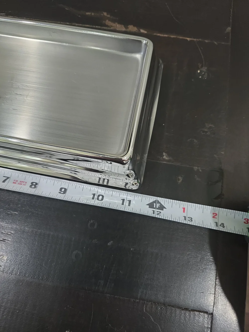 Bed Bath & Beyond The Threadery  Tray Crome